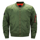 Neue Pilot Air Herren Bomberjacke Herren Militär Bomberjacken Herren Casual Solid Zipper Pilot Jacket Green New Slim Fit Herren Mäntel