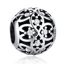 BELAWANG DIY Silver Beads Fit Original Charm Bracelet 925 Sterling Silver Charm Enamel Lotus Flower Bead Fashion Jewelry