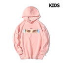 Ropa familiar Niños Merch A4 Ojos Impreso Sudadera con capucha Niños Sudaderas con capucha Niñas Suéteres gruesos casuales