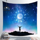 Estatua de Buda indio meditación 7 Chakra tapiz colgante de pared Mandala tapices tela de pared alfombra de Yoga psicodélica decoración Bohemia