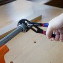 WORKPRO 8" 10" Wasserpumpenzange Schnellspannzangen-Zangensatz mit gerader Backe und Rillenverbindung