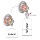 APG Tragbare Gasheizung Außenwärmer Propan Butan Zeltheizung Campingkocher