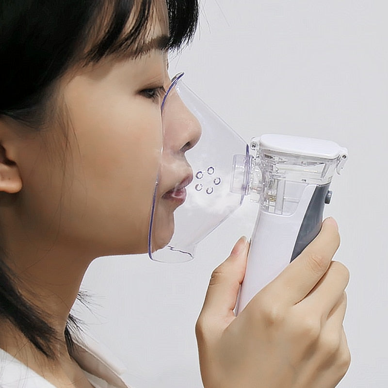 BOXYM nebulizador portátil Mini inhalador de mano nebulizador para niños adultos atomizador nebulizador equipo médico asma
