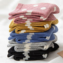 5 Paare/Los Frauen-beiläufige Socken-Art- und Weisepunkt-Socken-Persönlichkeits-nette bequeme Tupfen-Socken-japanische Kawaii-Socken