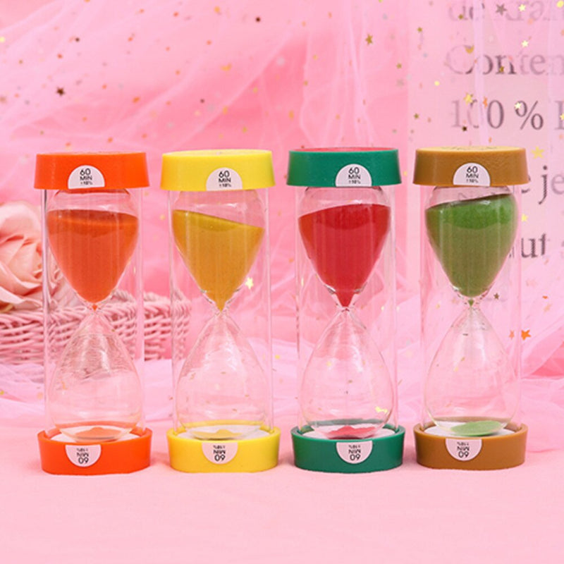 Hourglass 5 Minutes Sand Watch Fruit Timer Clock 15 30 Minute Sandglass Desk Ornaments Home Decoration Children Gift