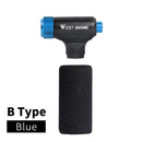 WEST BIKIING CO2 Pump Bike Mini Hand Pump MTB Road Bicycle Air Inflator Schrader Presta Valve Adapter Ball Cycling Accessories