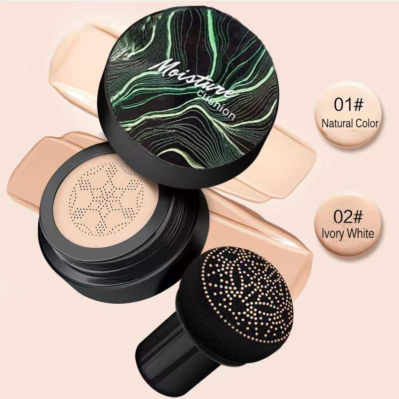 Mushroom Head Air Cushion Permeable Moisturizingl CC Cream Concealer Oil-control Foundation Brighten Face Tone Makeup Cosmetics