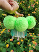 Private Label, transparent, individuell, für Kinder, kein Logo, luxuriös, nicht klebrig, machen Sie Ihren eigenen veganen rosa Schlüsselanhänger, Schlüsselanhänger, Lipgloss