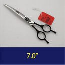 Fenice 7,0/7,5/8,0 Zoll Professionelle Haustierpflegeschere Japan 440C Curved Puppy Dog Hair Cuttinf Sher