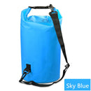Wasserdichte Trockentasche mit Riemen PVC-Rucksack Schwimmtasche für die Aufbewahrung im Freien, Camping, Reisen, Schwimmen, Strandangeln