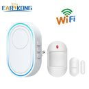 Intelligente drahtlose Türklingel Startseite Willkommen Türklingel Wasserdicht 300 m Remote Smart Door Bell Chime EU UK US Plug Optional