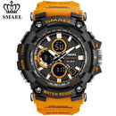SMAEL 1802 Sport Herrenuhren Top-Marke Luxus Military Quarzuhr Herren Wasserdicht Shock Male Digitaluhr Relogio Masculino