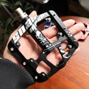 Neue CNC-Aluminiumlegierung versiegelt 3 Lager Anti-Rutsch-Fahrradpedale Flachfuß Ultraleicht Mountainbike Pedale MTB Fahrradteile