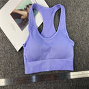 Nahtloser Fitness-Frauen-Yoga-Anzug, hochdehnbar, Workout-Sport-Set, gepolsterter Sport-BH, hohe Taille, Sport-Leggings, Fitnessstudio