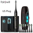 Elektrische Zahnbürste Fairywill P11 E11 2056 T9 Ultra-Sonic Power Whitening Toothbrush mit 5 Modi Wireless Charging Smart Timer