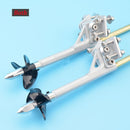 4 mm All-in-One-Flexkabelwelle Links-/Rechtsantrieb Hundeprop-Mutter Kunststoffdichtung Messingrohr und Halterung Stinger-Antrieb für Rc