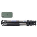 Kohlefaserstativ für Kamera Professionelles, leichtes, kompaktes Stativ für Reisekamerastativ mit Kugelkopf mit geringer Schwerkraft in der Mitte