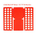 Kleidungsordner für Erwachsene, Kinder, Kunststoff, Kleidung, Faltbrett, T-Shirt-Ordner, einfach und schnell, Schrank-Organizer, Mutter, schneller Kleiderhalter