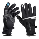 WEST BIKING Fahrrad-Touchscreen-Handschuhe Winter-Thermo-Winddichte warme Vollfinger-Handschuhe für Radfahren Männer wasserdichte Fahrradhandschuhe