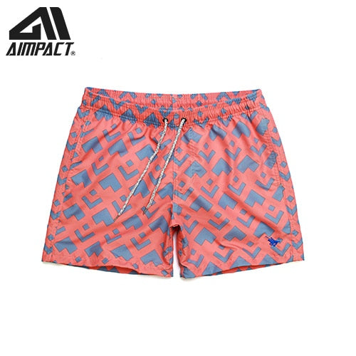 Tropischer Sommerurlaub Strand Schwimmen Kurze Badehose Schnelltrocknend Herren Schwimmen Strand Surf Shorts Lässige Mode Männliche Hybird Shorts