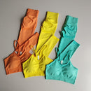 2-teilige Trainingskleidung für Frauen, nahtlose Leggings, Sport-BH, Frau, Laufsport, Sportbekleidung, Sportbekleidung, Yoga-Set