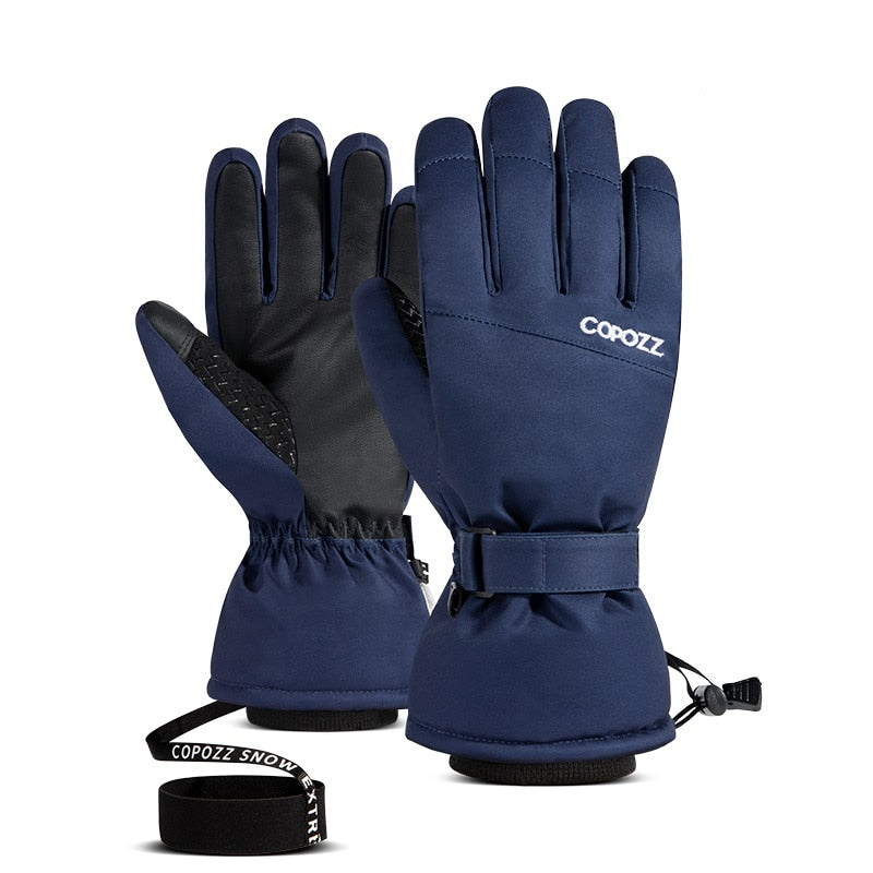 COPOZZ Men Women Ski Gloves Ultralight Waterproof Winter Warm Gloves Snowboard Gloves Motorcycle Riding Snow Windproof Gloves