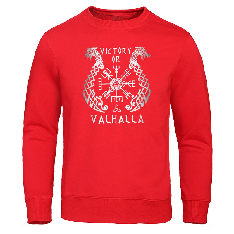 Viking legend Men Hoodies Sweatshirt Valhalla Odin Mens Sweatshirts 2022 Autumn Winter Casual Pullover Fleece Warm Streetwear