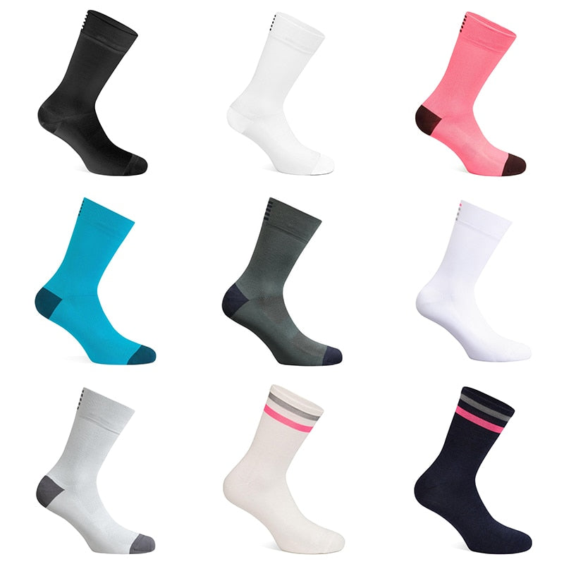 Liteskin Macaron Cycling Socks Men Women Breathable Road Bike MTB Race Basketball Running Soccer Fitness Football Outdoor Sport