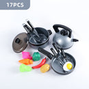 Niños Juego de imaginación Juguete Mini Juguetes de cocina Utensilios de cocina Olla Pan Simulación Utensilios de cocina Juguetes de cocina para niños