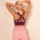 Damen Sport-BH Running Yoga Büstenhalter Workout Gym Fitness Unterwäsche Bralette Top Push Up Plus Size Beauty Back Workout BH