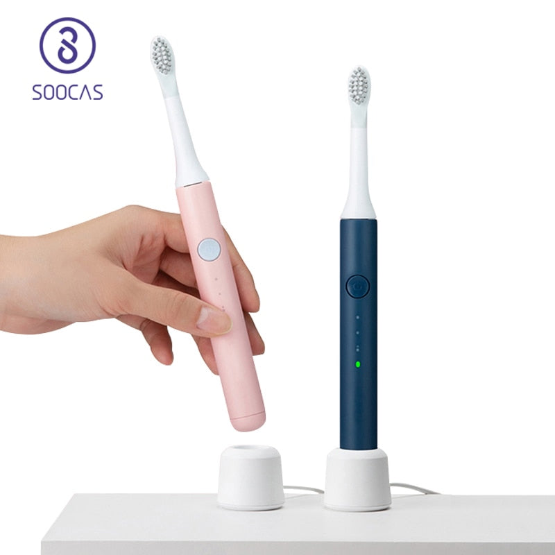 SOOCAS Pingjing Teeth Whiteing  Sonic Electric Toothbrush Ultrasonic Automatic Tooth Brush Rechargeable Waterproof