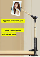Klappbarer langer Arm-Tablet-Telefonständer für Ipad Pro 12.9 11 10.5 Samsung Kindle 4-14 Zoll Lazy Bed Tablet-Halterung