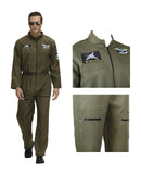 Astronauten-Kostüm Herren Halloween-Kostüm für Damen Raumanzug Erwachsene Overall Astronauten-Kostüm Rollenspiel