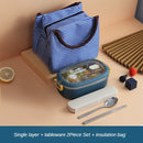 Isolierte Lunchbox aus Edelstahl, Studentenschule, mehrschichtige Lunchbox, Geschirr, Bento, Lebensmittelbehälter, Aufbewahrung, Frühstücksboxen