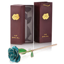 Geschenke für Frauen 24 Karat Gold getauchte Rose mit Ständer Ewige Blumen für immer Liebe in Box Freundin Hochzeit Weihnachtsgeschenke für Sie