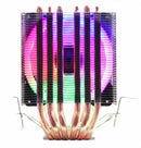 CPU-Kühler Hohe Qualität 6 Heatpipes Dual-Tower-Kühlung 9 cm RGB-Lüfter LED-Lüfterunterstützung 3 Lüfter 3-poliger CPU-Lüfter für AMD und Intel