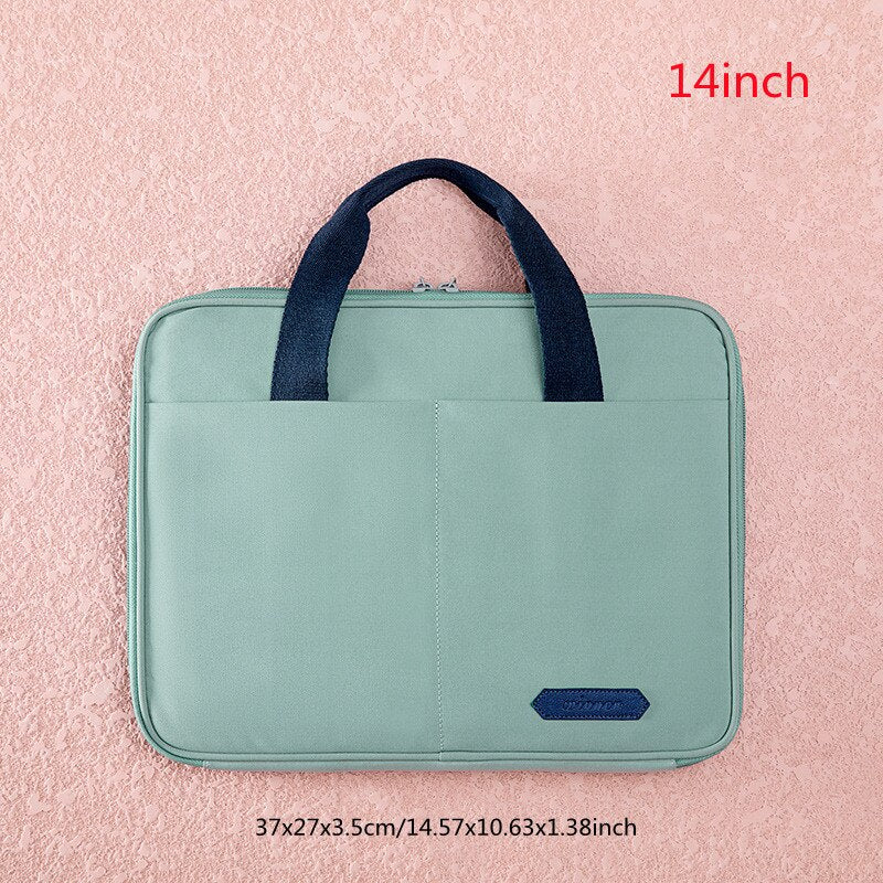 Frauen Laptop Aktentasche Computer Tasche Business Document Organizer Ipad Tote Damen Handtasche Messenger Geldbörse Strap Pouch Zubehör