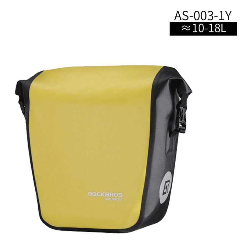 Bolsa de bicicleta impermeable ROCKBROS 27L, bolsa de viaje para ciclismo, cesta, estante trasero para bicicleta, asiento trasero, bolsas para maletero, alforja, accesorios para bicicleta MTB