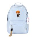 Anime Haikyuu Karasuno VBC Frauen Rucksack Kawaii Rosa Schultaschen Nylon Bookbag Cartoon Reiserucksack Kleine Schule Rugzak