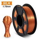 Filamento SUNLU SILK PLA 3D 1,75mm 1kg filamento PLA de textura de seda para impresora 3D materiales de impresión suave Material 3D ecológico