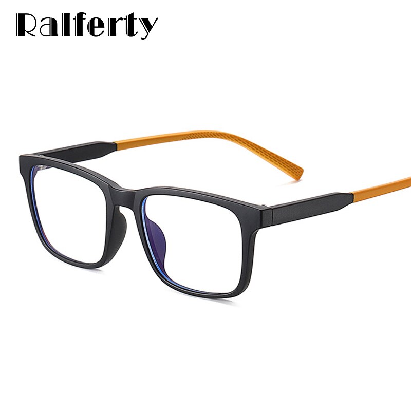 Ralferty Kids Blue Light Glasses Protective Optical Prescription Glasses Frame For Children Fashion Square TR Eyeglass Frames