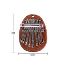 8-Tasten Mini Kalimba Daumenklavier Holzdaumenklavier Kindergeschenk Tragbares Taschentastaturklavier