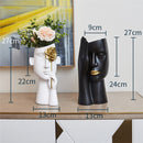 Kreative nordische Vase Dekor Kunst Wohnzimmer Weinschrank Licht Luxus Wohnkultur Schrank Couchtisch Blumenarrangement einfach