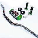 1-1/8" Handlebar with Bar Pads PRO handle Grips For Kayo BSE CRF KLX Parts Motorcycle Dirt Pit Bike ATV Quad Racing Bike