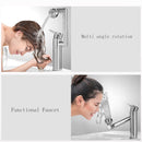 Waschbecken Wasserhahn Wasserhahn Bad 360 Grad drehbar Gold Bad Wasserhahn Einhand-Waschbecken Mischbatterie Heiß- und Kaltwasser Kran