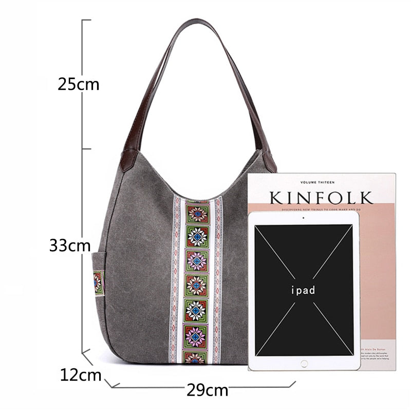 Canvas Taschen für Frauen 2021 Canvas Tote Bag Frauen Handtaschen Damen Baumwolle Handtasche Bolsos Mujer Große Kapazität Lady Umhängetaschen