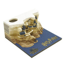 Omoshiroi Block 3D Memo Pads Novedad Famious Movie Building Harry Design Año Nuevo Navidad Cumpleaños Regalo