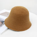 2020 Panama warmer Winter Damen-Eimerhut für Jugendliche Filz-Wollhut für Mädchen Herbst- und Wintermode Fell Schwarze Hip-Hop-Hutkappe