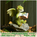 Everyday Collection Miniatur-Feengarten und Terrarium Mini Dragon Rex The Green Dragon Sammlerstück Fantasy-Figur