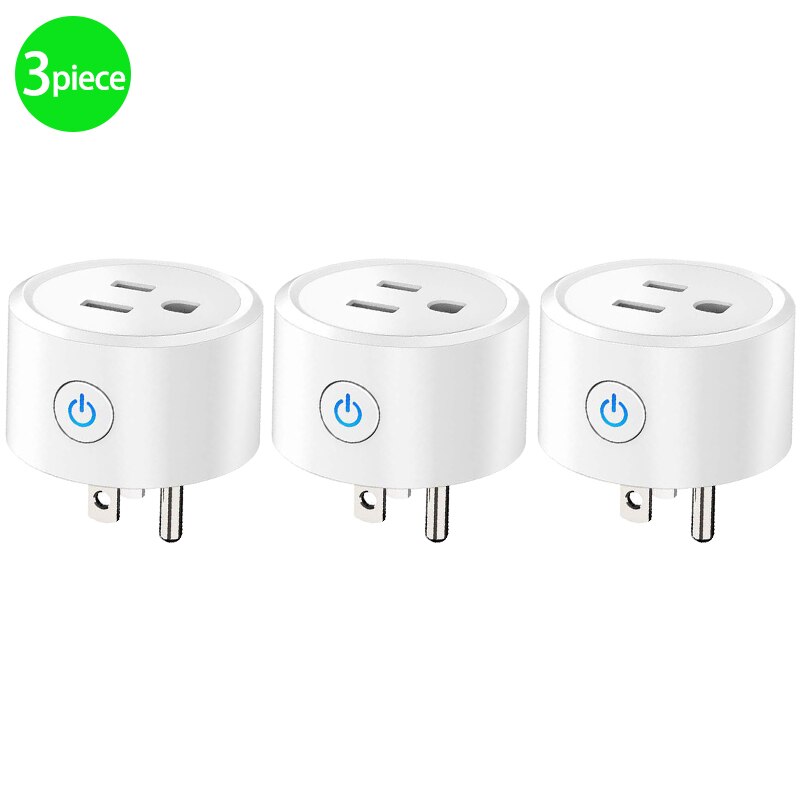 Smart Plug WiFi Mini Socket Smart Outlet, Work with Alexa and Google Home, No Hub Required, Remote Control your Devices